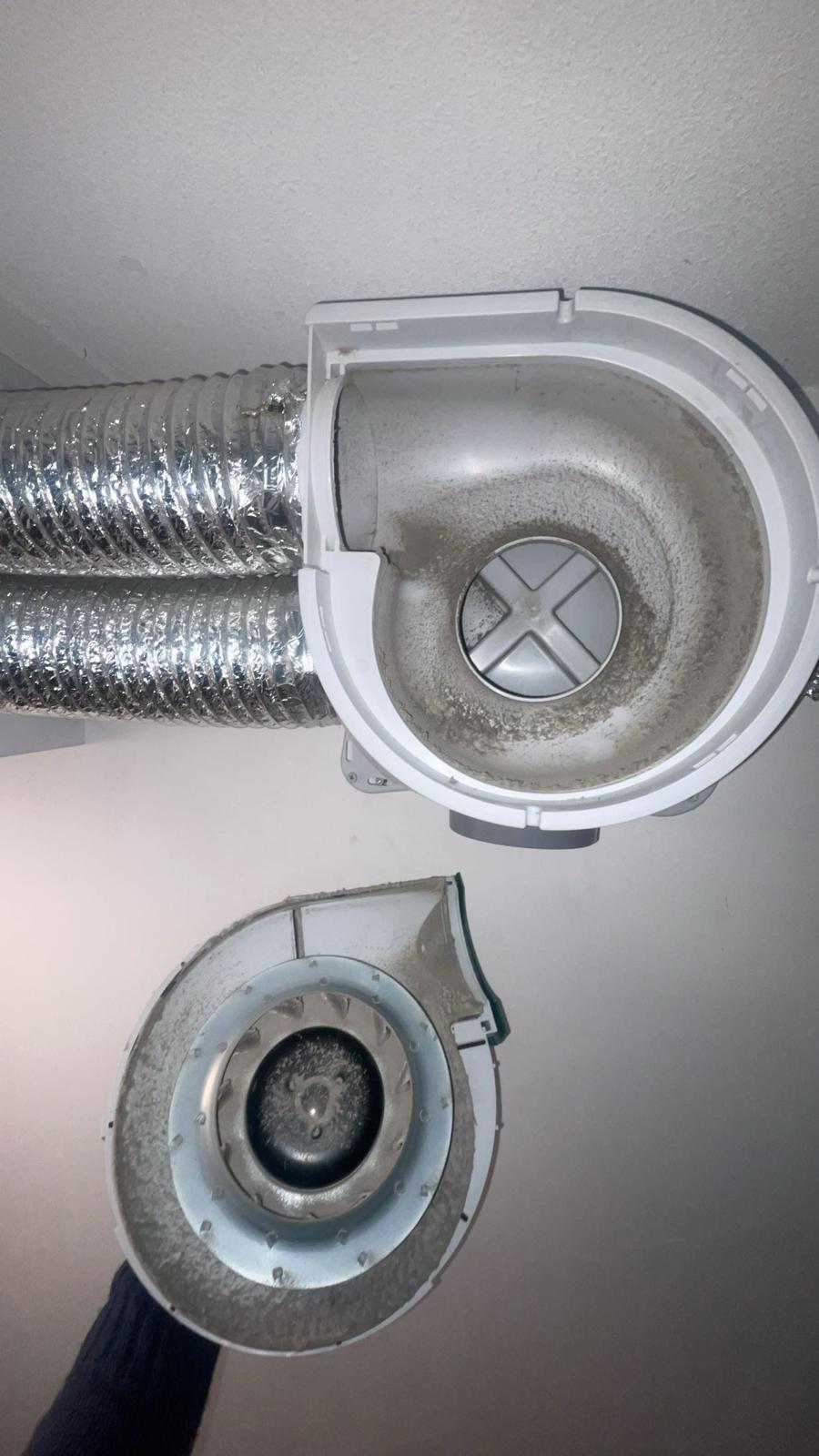 Mechanische ventilatiebox voor reiniging
